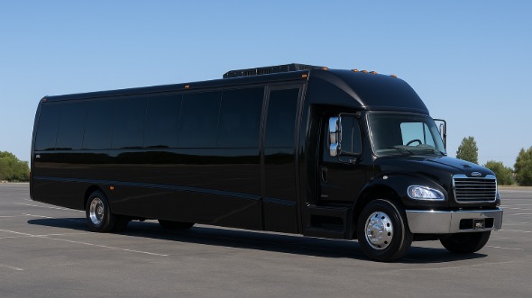 Exterior of Charter Bus Company Omaha's 18 Passenger Minibus in Omaha