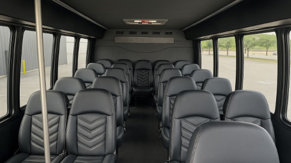 mankato 18 passenger minibus inside