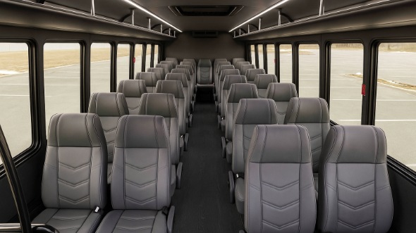 mankato 20 passenger minibus inside