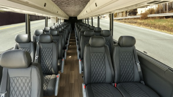 mankato 35 passenger minibus inside